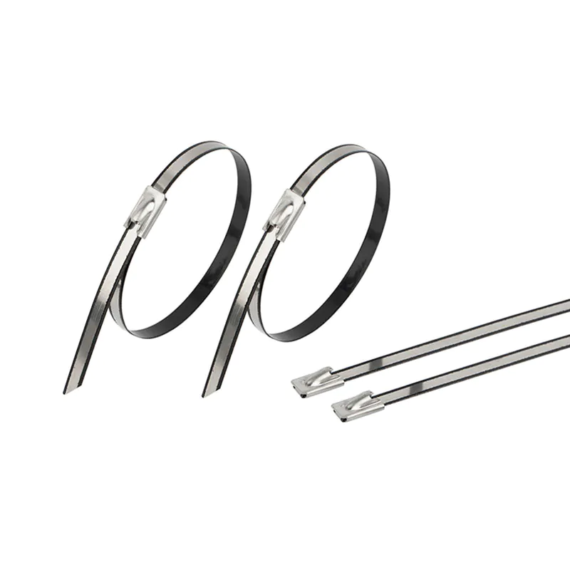 Semi Coated Ball Lock Cable Ties